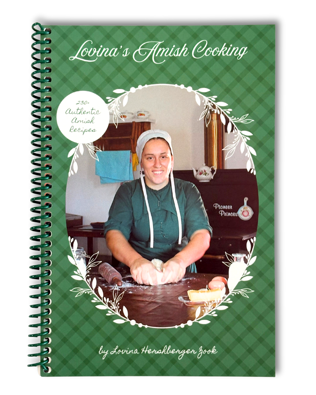 Cover of Lovina's Amish Cookbook featuring 230+ recipes